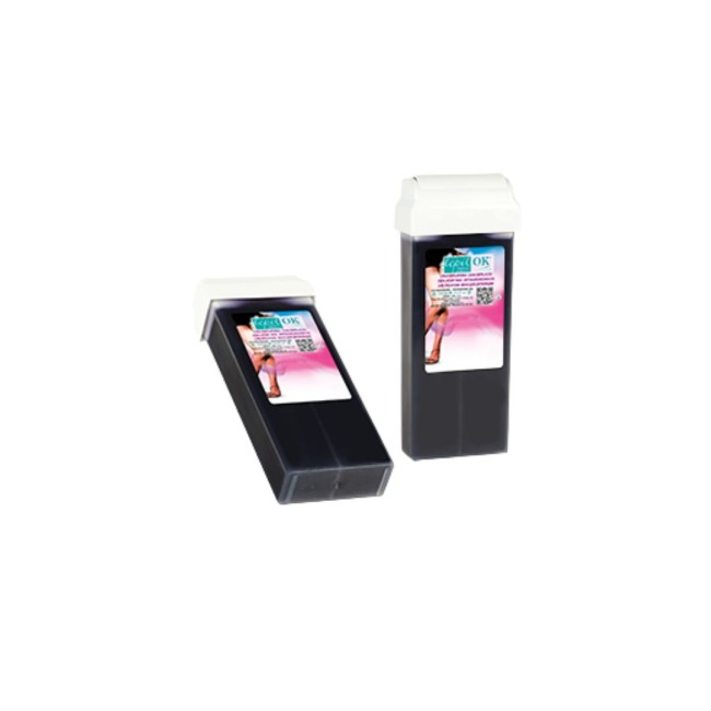 Cera Depilatoria Roll-on Negra con Sedimentos Marinos