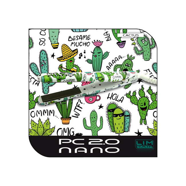 LIM HAIR PLANCHA PC 2.0 NANO STAMPING CACTUS