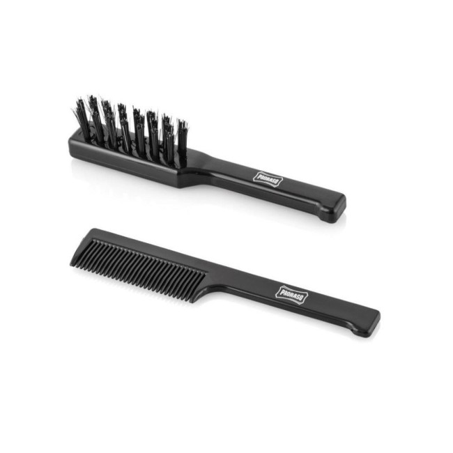 PRORASO JUEGO CEPILLO Y PEINE PARA BARBA