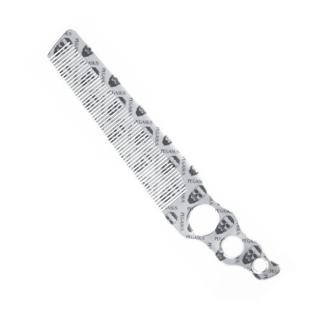 PEINE PEGASUS SKULLETO PLATA 518A