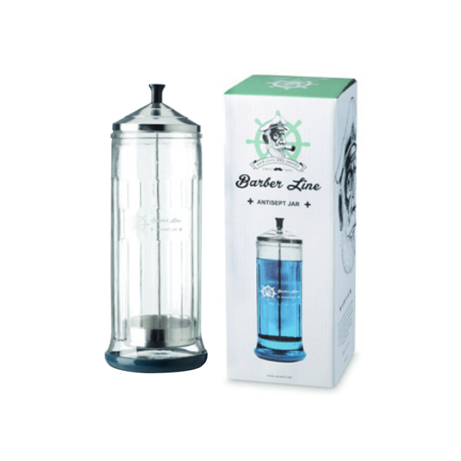 FRASCO ESTERILIZADOR GRANDE BARBER LINE