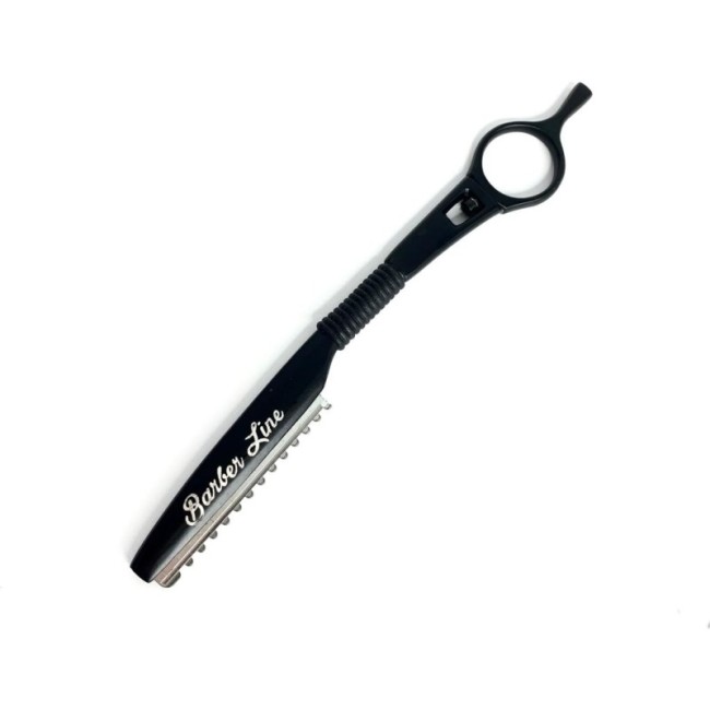 NAVAJA BARBER NEGRA CON PROTECTOR