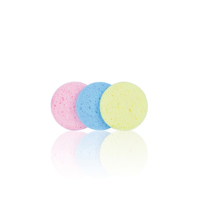 SET ESPONJAS DESMAQUILAJE CIRCLE COLOURS 3U.