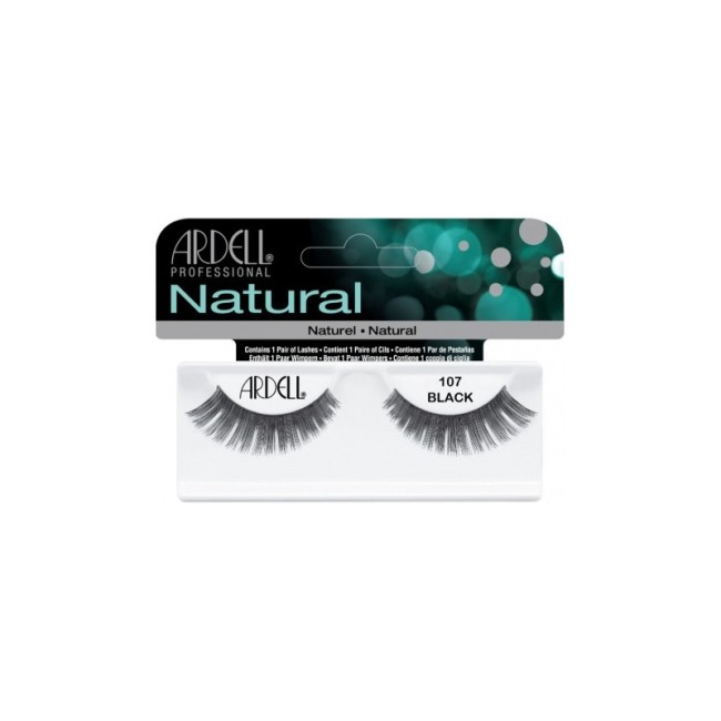 ARDELL PESTAÑAS 107 BLACK CON ADHESIVO