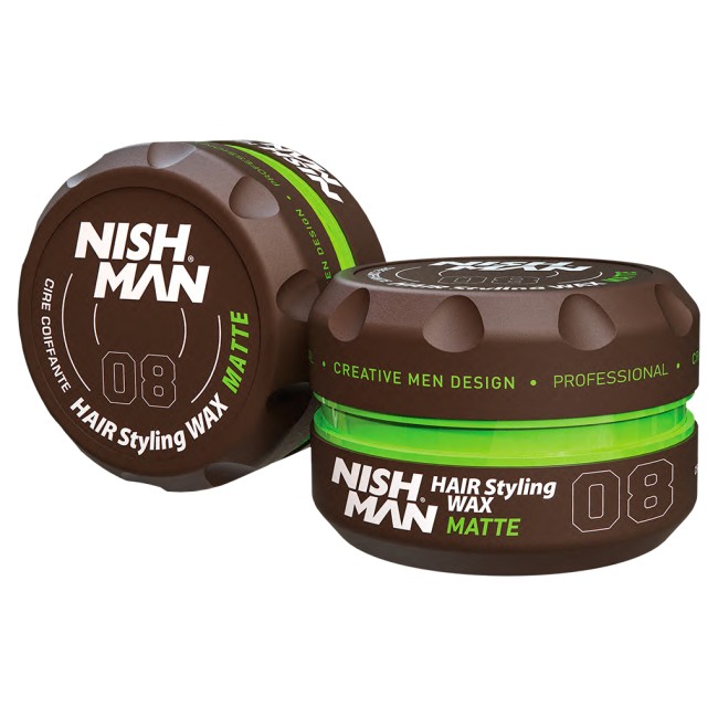NISHMAN CERA PARA EL PELO ACABADO MATE LOOKING WAX 08 150ml.