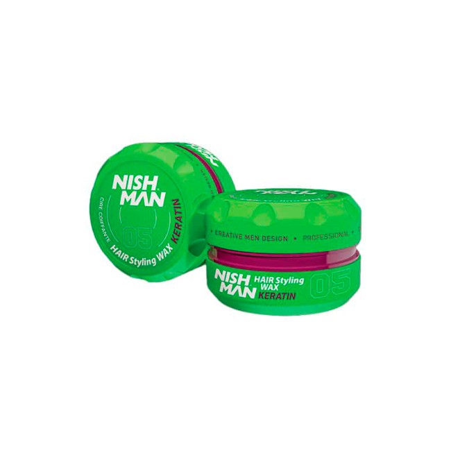 NISHMAN CERA PARA EL PELO TIPO KERATINA 05 150ml.