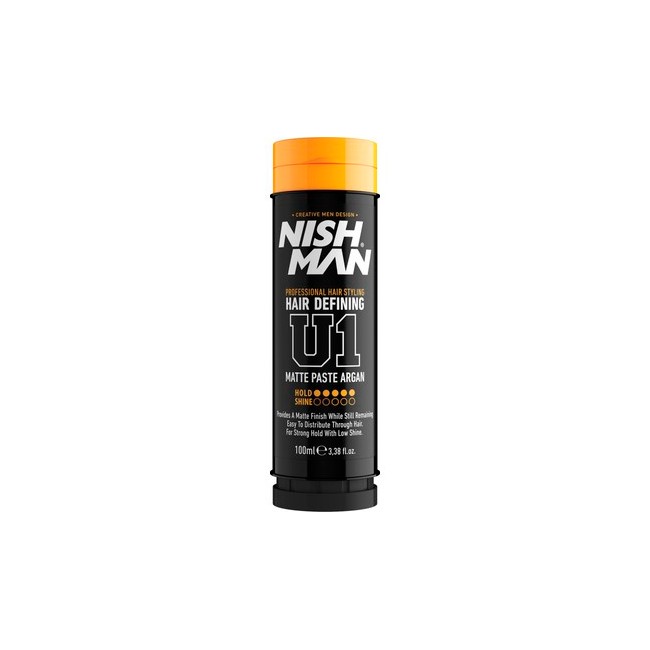 NISHMAN BARRA DE CERA PARA EL CABELLO STICK MATTE PASTE 100ml U1