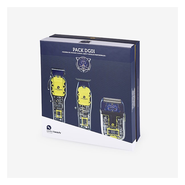 Pack Máquina Cortar Pelo DG01 Gorila Clipper + Trimmer + Afeitadora