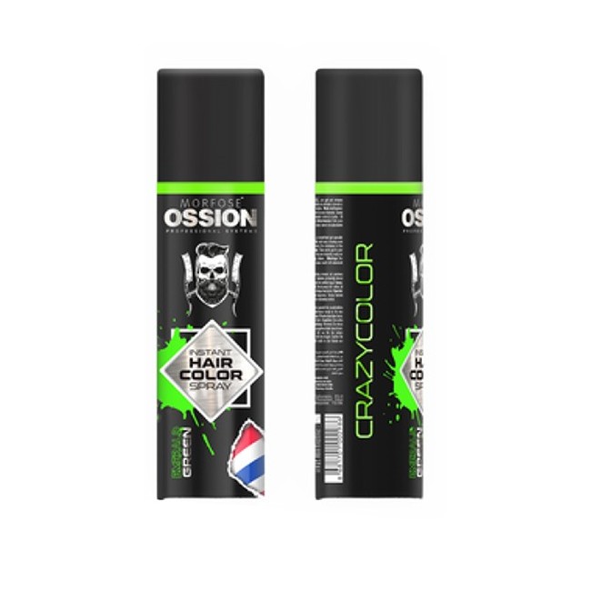 Laca de Color para el Pelo Verde OSSION